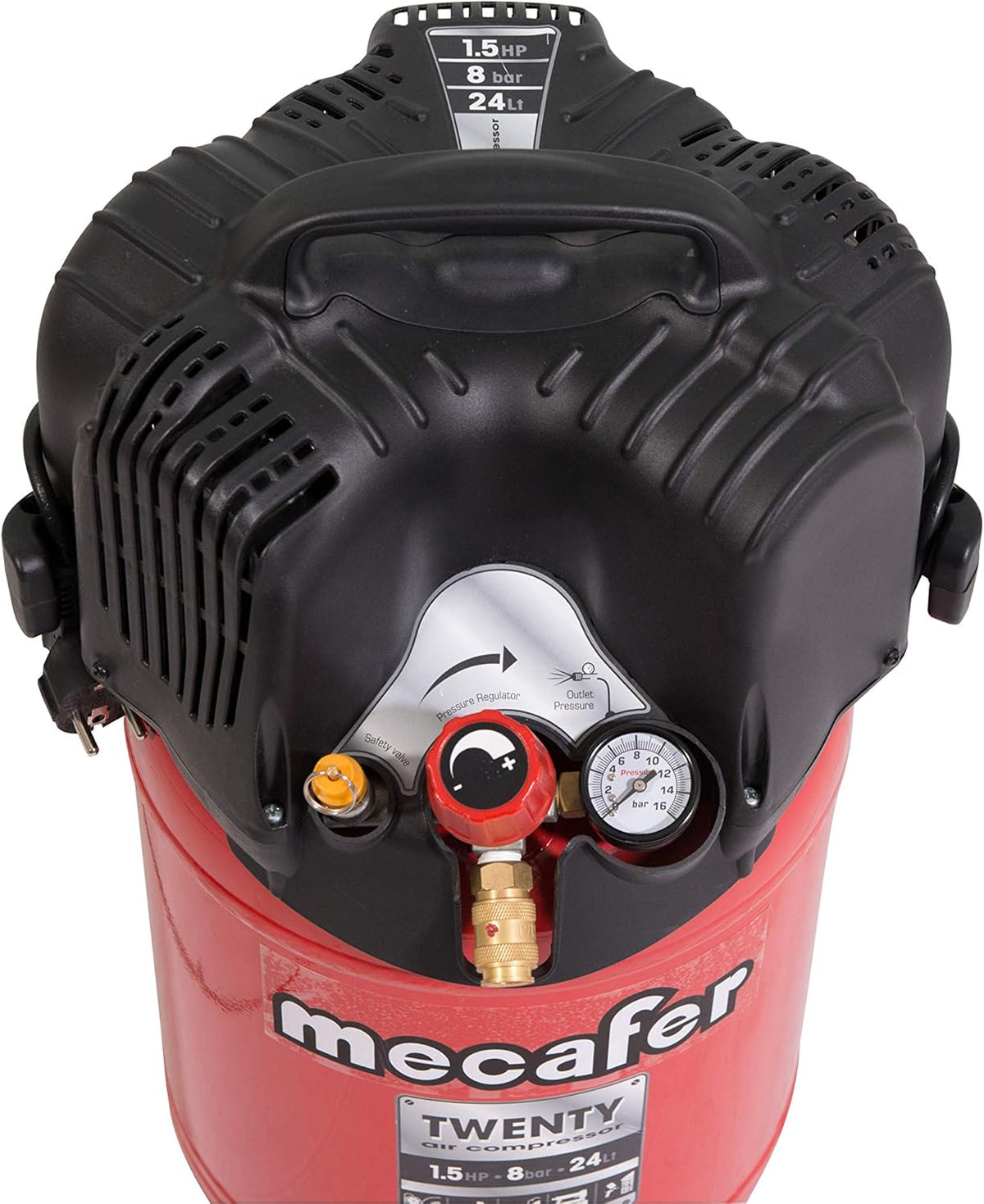 Compressor – Luchtcompressor – Aircompressor – Drukcompressor – Draagbare Compressor – 24 Liter Reservoir – 1,5 PK Motor