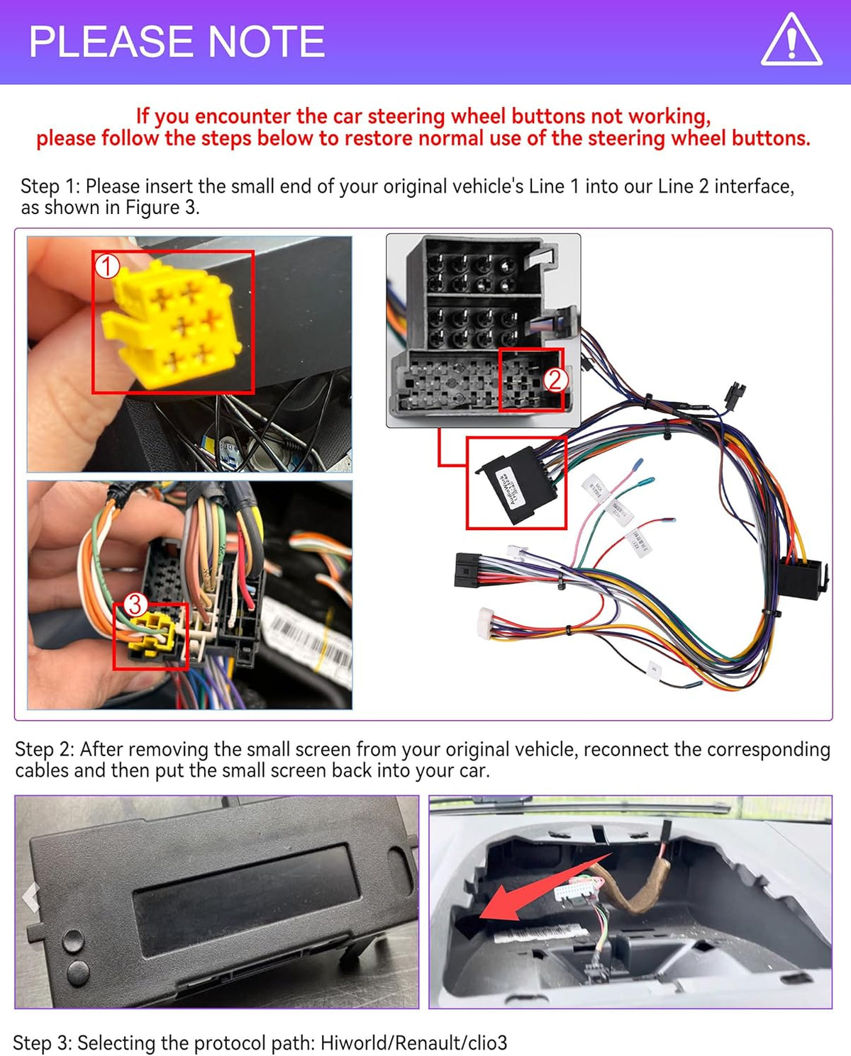 SIXWIN Autoradio, 2 + 64G, Android 13, voor Renault Clio 3e 2005-2017 met Carplay/Android Auto/Mirror Link, 9 inch capacitief touchscreen met wifi, GPS, Bluetooth, FM/RDS EQ
