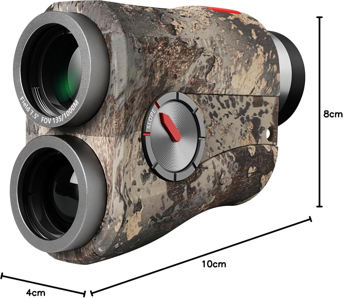 MILESEEY Optics HD 1000 yards laser afstandsmeter voor de jacht met hoekcompensatie voor boogschieten Afstandsmeter voor de jacht Hoge precisie (horizontaal, verticaal, P2P, regen, snelheidsmeting)