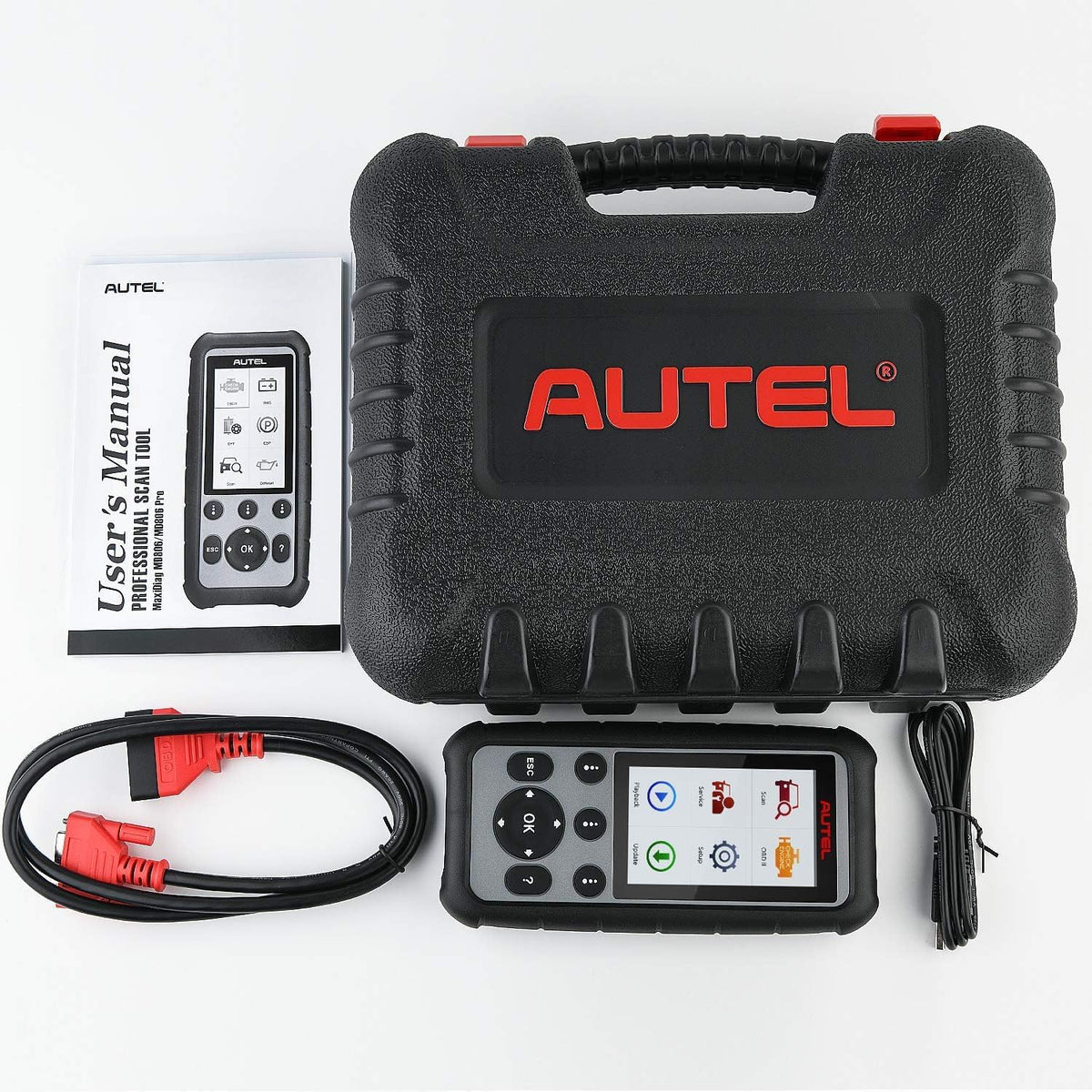OBD2 Scanner – Autodiagnose Tool – Diagnoseapparaat – Foutcode Lezer – Uitleesapparaat – Volledige Systeemdiagnose – Onderhoudsfuncties Zoals Olie Reset & EPB