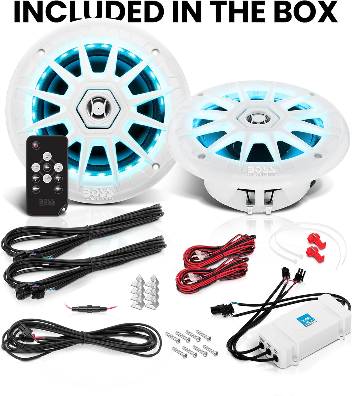 Boss Audio Systems MRGB65 Ronde 2-weg 200W 2 stuks autoluidsprekers