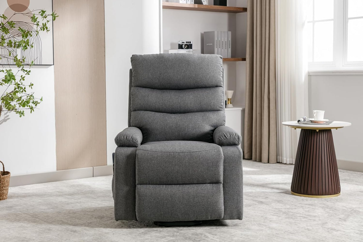 ASTAN HOGAR Ceci AH-AR10520GR, relaxstoel met zelfhulpfunctie (Levanta personen), elektrisch liggen, massage en thermotherapie