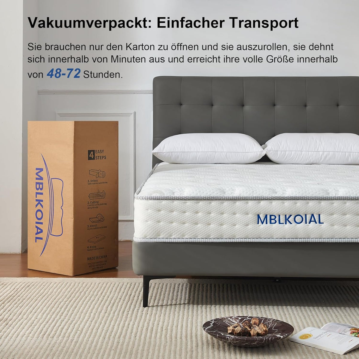 matras 140 x 200 7 zones zakveermatras H3 hoogte 20 cm veerkernmatras Matras met memory foam voor volwassenen (20 cm, 140x200)