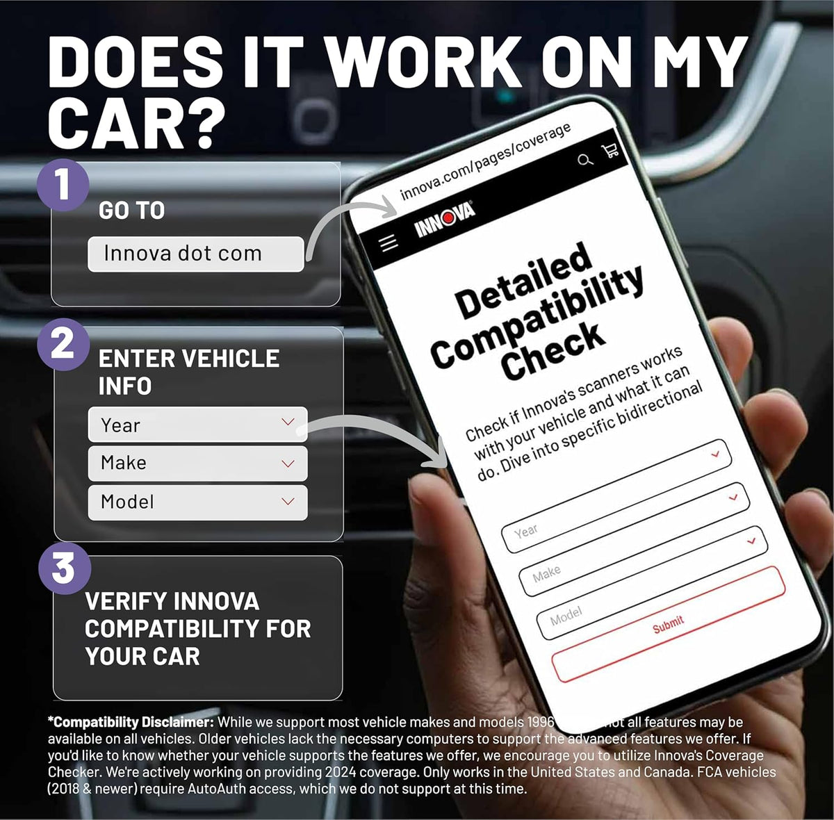 OBD2 Codelezer – Auto Diagnosetool – Foutcodelezer – Motorcode Scanner – ABS Scanner – Emissiestatus Controleren – Inclusief Gratis RepairSolutions2 App