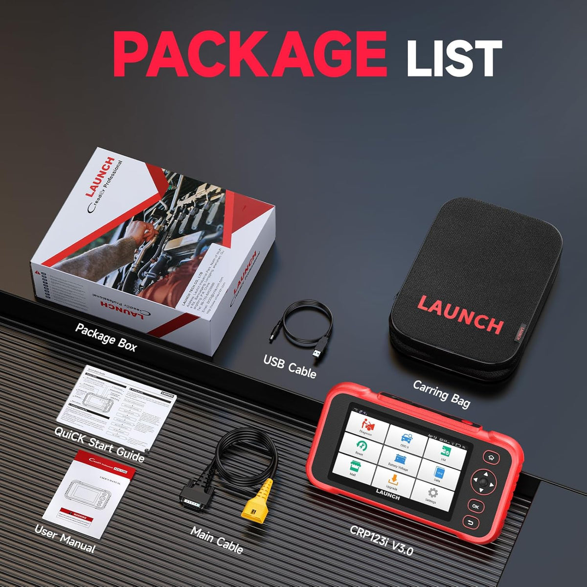 OBD2 Scanner – Autodiagnose Tool – Foutcode Lezer – Diagnosetool Auto – Scanapparaat Auto – 5 Inch Touchscreen – 7 Resetfuncties inclusief Batterijtest
