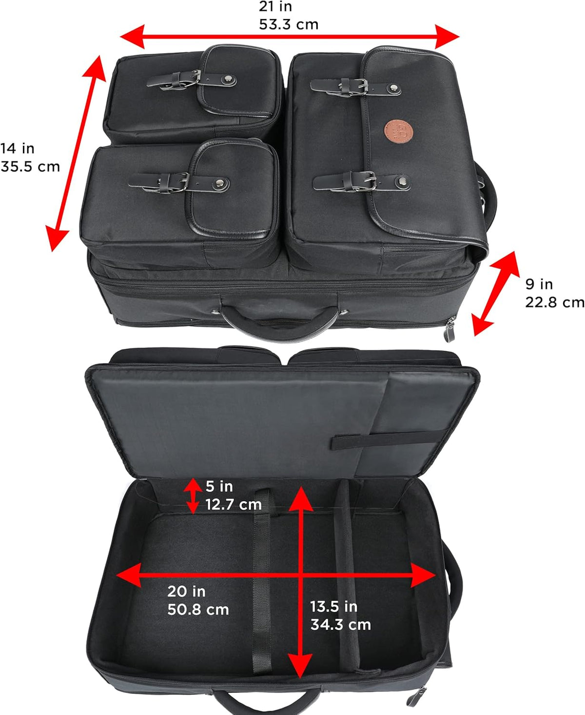 GOgroove Audio Mixer Rugzak - Podcast Mixer Case Compatibel met RODECaster Pro, RODECaster Pro II, microfoons, hoofdtelefoons en meer podcastapparatuur met aanpasbare en krasbestendige binnenkant,