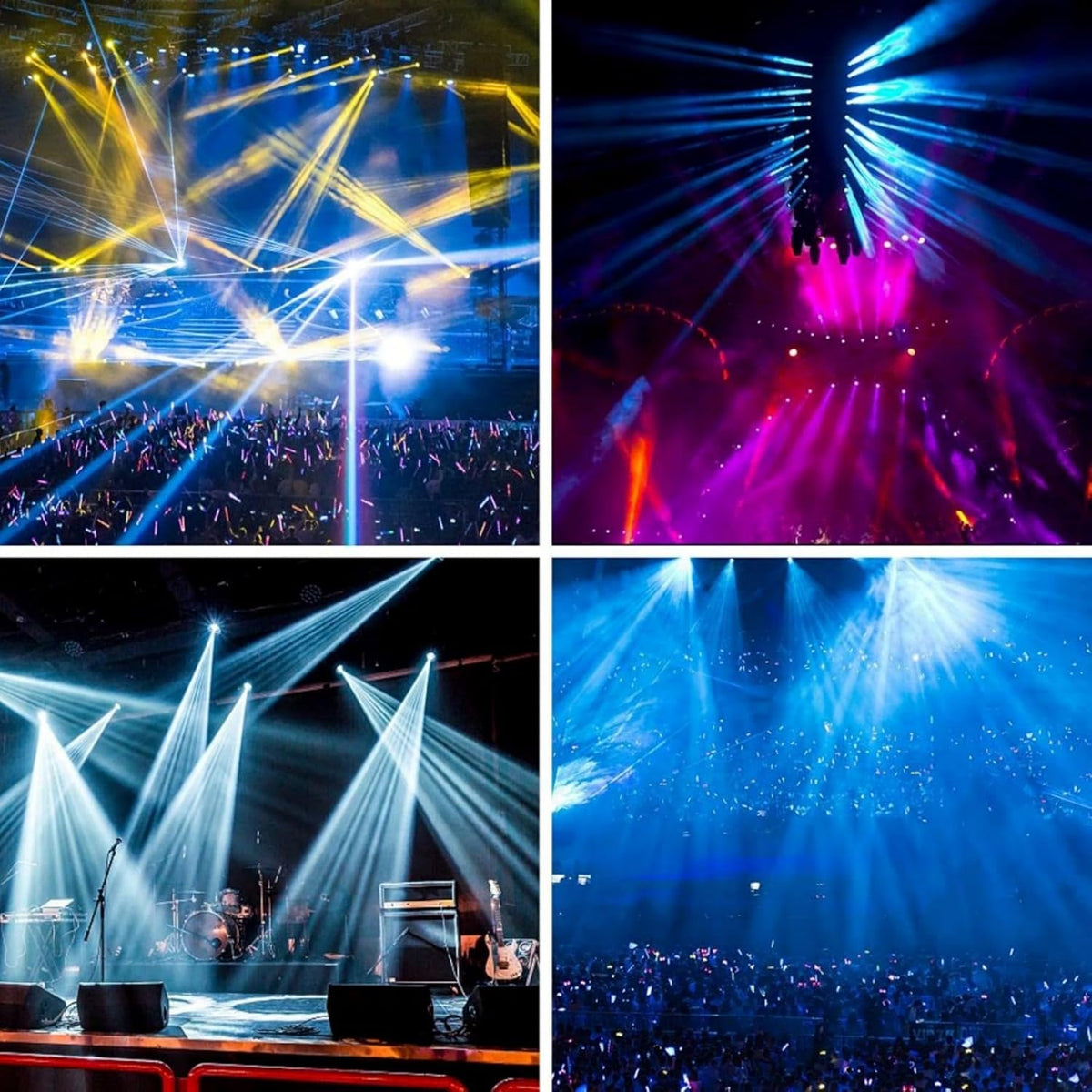 Discolamp – Moving Head Licht – DJ Lamp – Feestverlichting – Podiumverlichting – 7 Gobo Patronen – DMX512, Muziekgestuurd