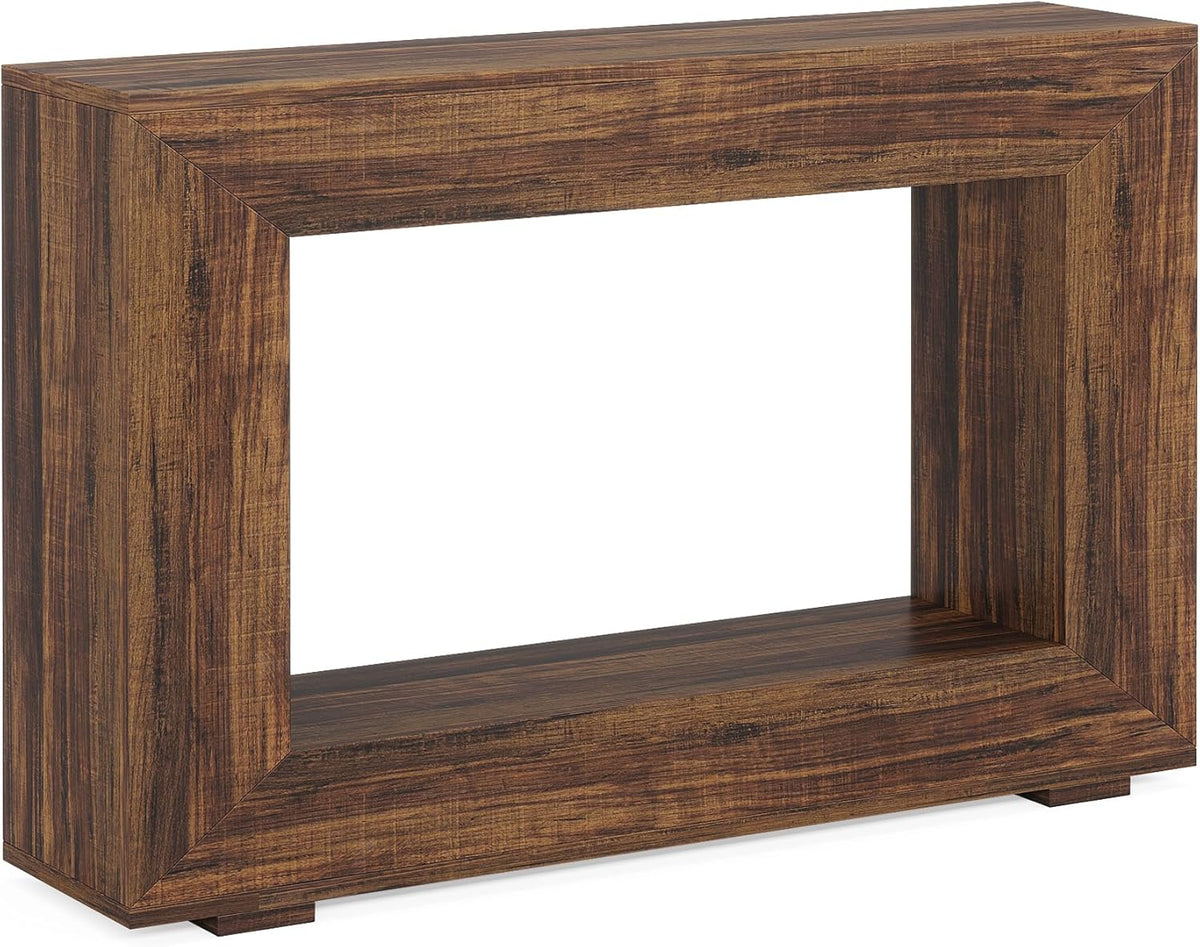 Tribesigns Farm Console, 119 cm, Console Table with Storage Space, Industrial Accent Table for Hallway, Living Room, Entrance