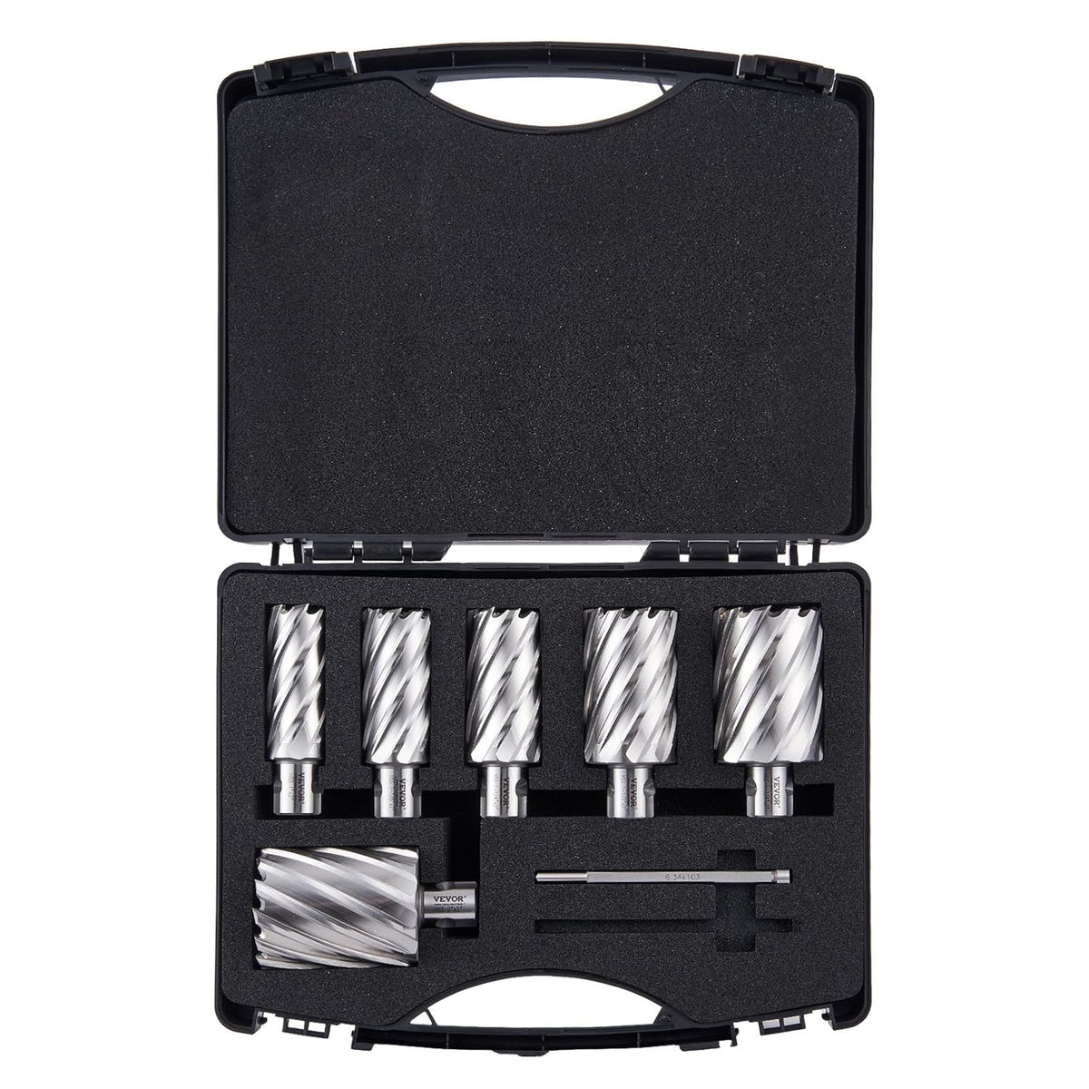 Wortelfrees – Ringfrees – Metaalfrees – Snelwisselfrees – HSS Ringfrees – 6-Delige Set – Hoogwaardig M2AL Snelstaal – Snelle 1-Seconde Wissel