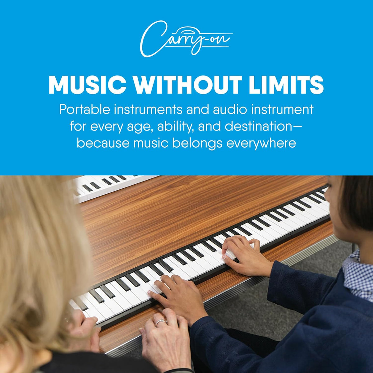 Opvouwbare digitale piano met 88 toetsen – Keyboard – Draagbare piano – Elektrische piano – MIDI controller – Lichtgewicht 1,6 kg – Oplaadbare batterij tot 8 uur