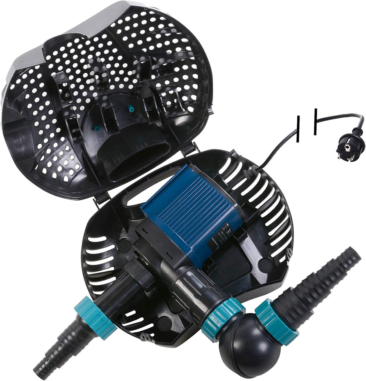 Vijverpomp – Waterpomp – Filterpomp – Fonteinpomp – Vuilwaterpomp – 200 Watt Vermogen – 19.000 L/uur Capaciteit