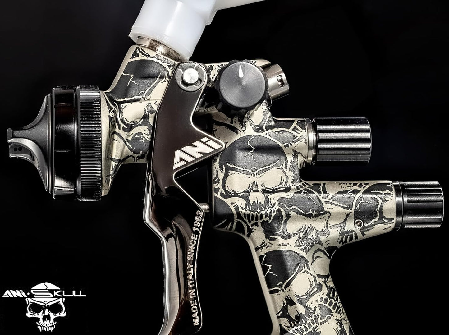 Air Pressure Spray Gun – Verfspuit – Spuitpistool – Lakspuit – HVLP Spuit – 1.3 mm Nozzle – Transparante Luchtkap – Verstelbare Spuitmodi