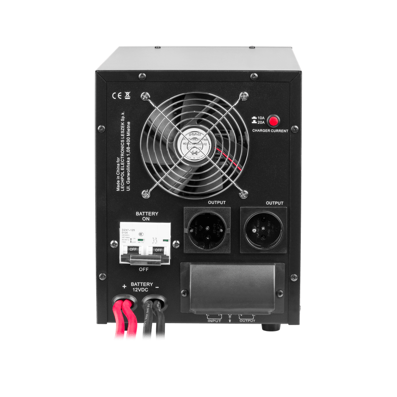 Stroomvoorziening – Ononderbroken Voeding – Noodstroomunit – No-break – UPS Noodvoeding – Back-up Stroomvoorziening – 1600W Vermogen – Zuivere Sinusgolf Uitgang