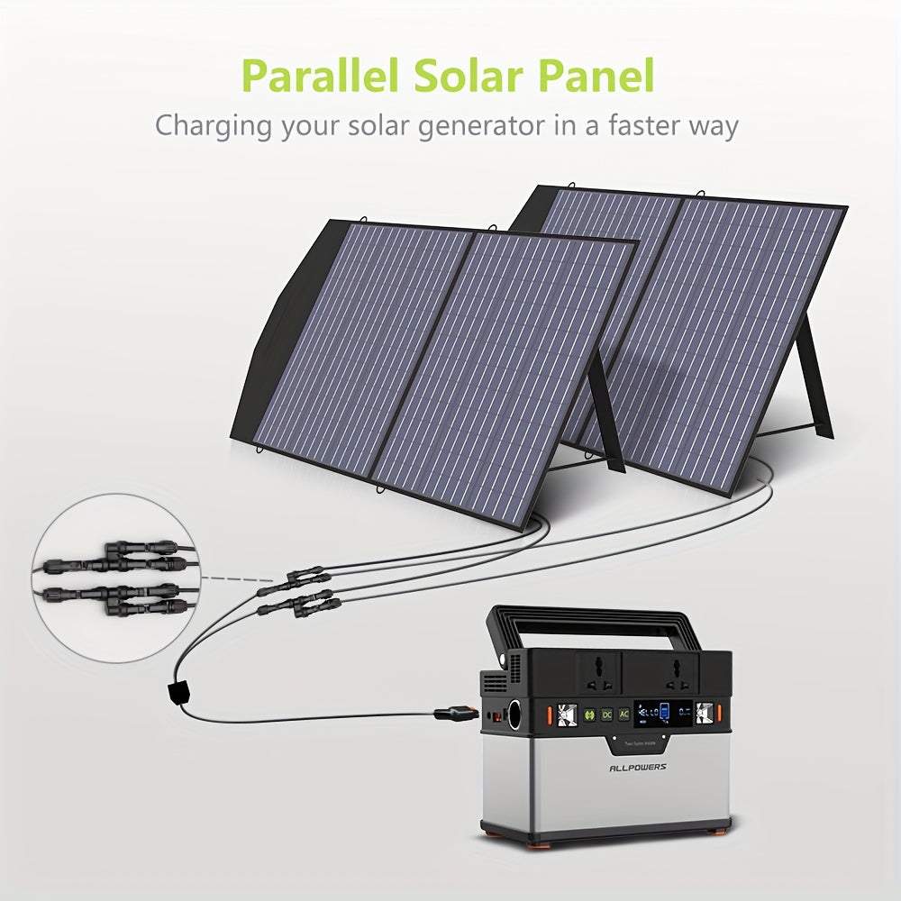 Vouwbaar Zonnepaneel – Opvouwbaar Zonnepaneel – Mobiel Zonnepaneel – Camping Zonnepaneel – 100W 18V – Hoogrendement 22% – Lichtgewicht & Compact