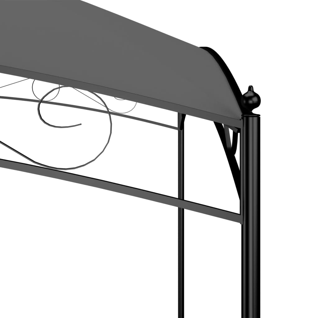 Tuinpaviljoen – Partytent – Pergola – Tuintent – Prieel – Stalen Frame – Water- en UV-bestendig Dak – 3x3 m Antraciet