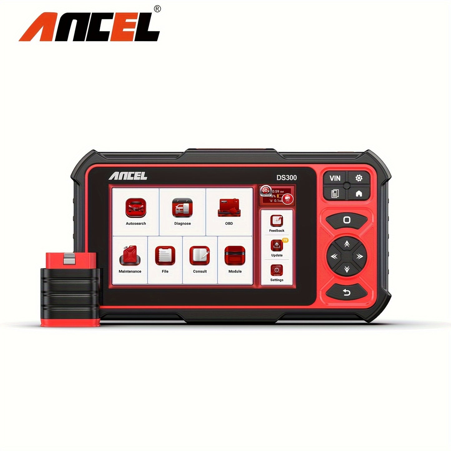 Draadloze OBD2 Scanner – Auto Diagnosetool – Foutcode Uitlezer – Voertuig Scanner – Diagnosesysteem – Bidirectioneel – 28+ Resetfuncties – Compact & Gebruiksvriendelijk
