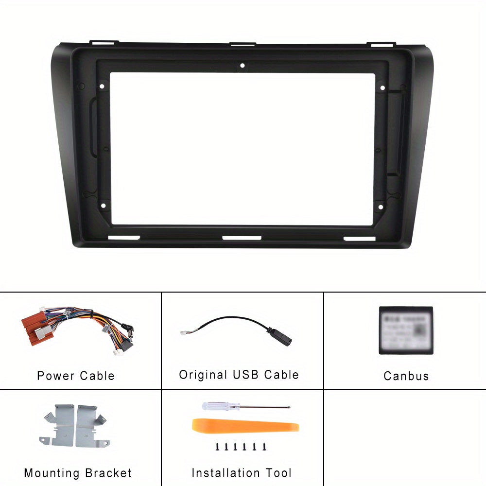Android Autoradio – Auto Radio Multimedia Speler – Navigatiesysteem – Touchscreen Headunit – Met Achteruitrijcamera – 9-Inch 1280P IPS – Draadloze CarPlay & Android Auto