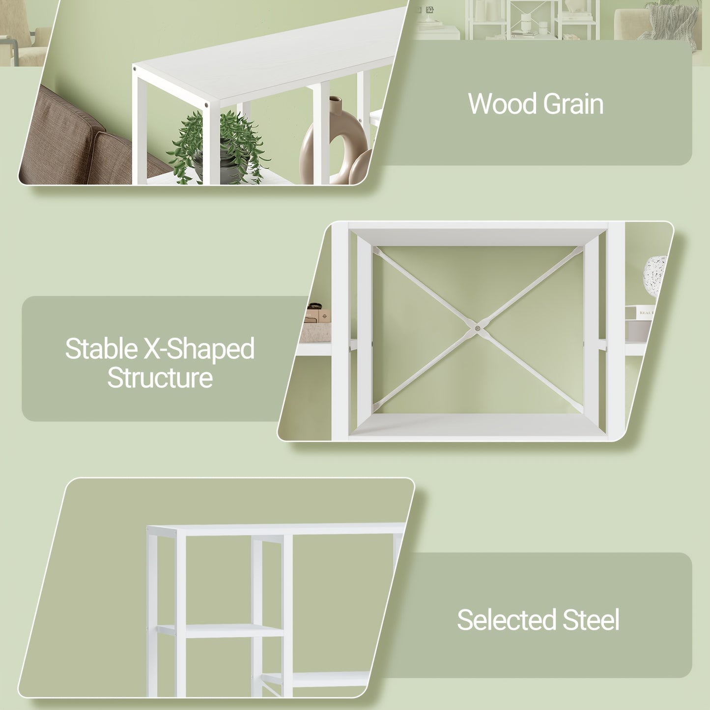Boekenkast – Boekplank – Boekenrek – Opbergkast – Boekhouder – Wit – 15 Planken – Stevig Houten Frame – 170x100x30 cm