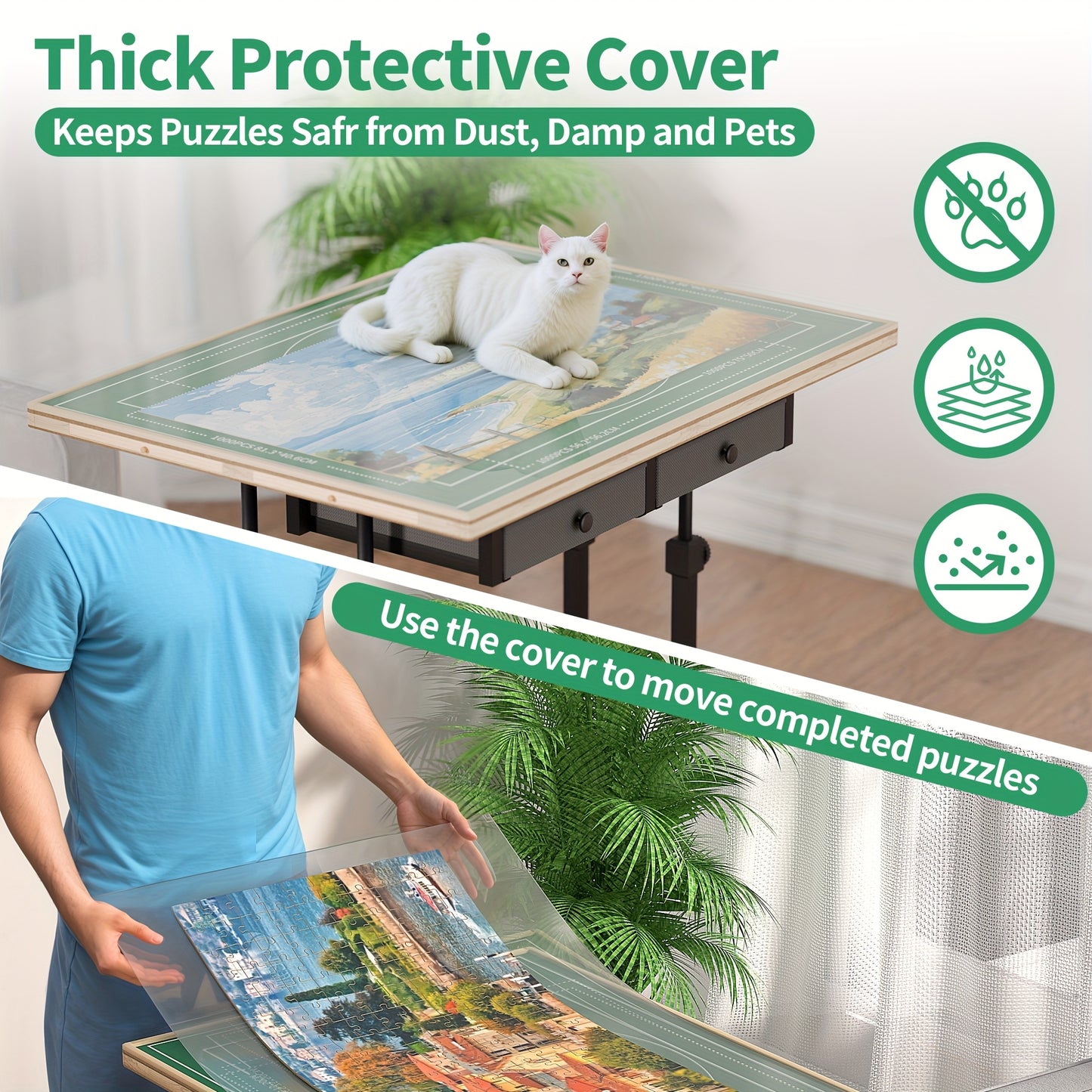 Multifunctionele Tafel – Verstelbare Tafel – Hobbytafel – Schrijftafel – Opbergtafel – 88,9x66 cm – 5 Kantelhoeken – 6 Laden Metalen Frame