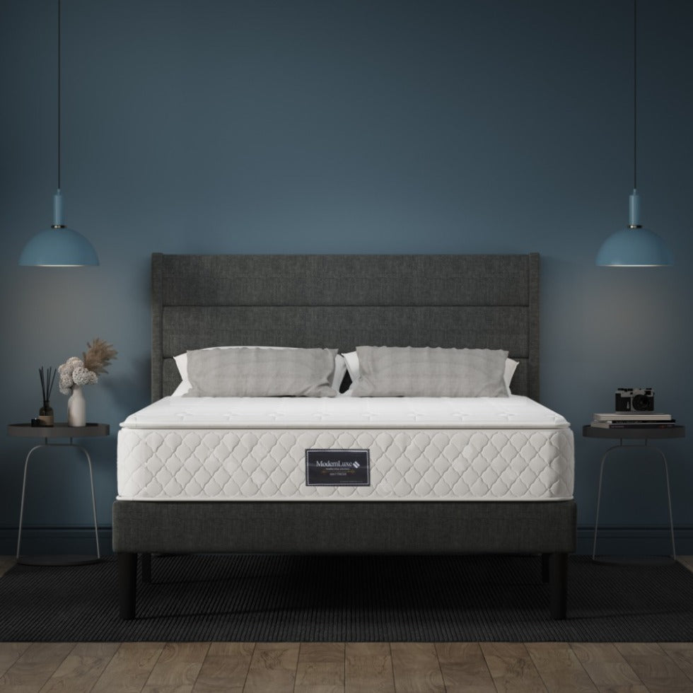 Matras – Tweepersoonsmatras – Slaapsysteem – Pocketveringmatras – 7-Zones Matras – 160x200x25 cm – Medium Stevig H3 – Ademend Polyester Hoes