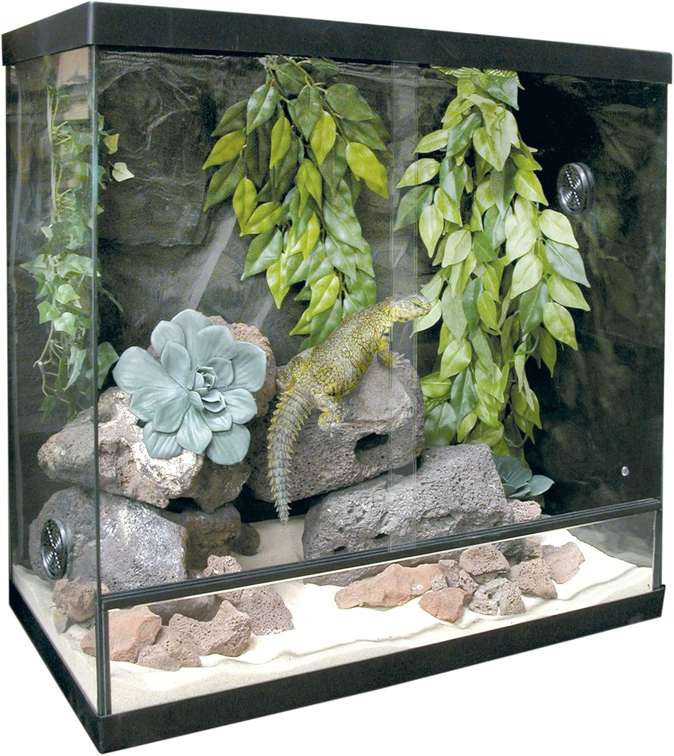 KRS75 terrarium set van glas