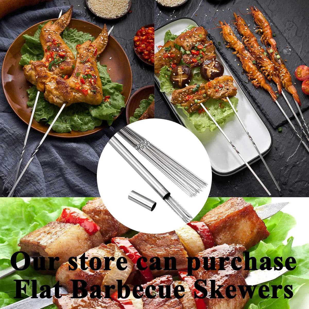 WILLBBQ Commerciële kwaliteit draagbare houtskoolgrills meerdere maten Hibachi BBQ lamspies gevouwen camping barbecue grill voor tuin achtertuin feest picknick reizen buiten koken gebruik (80 x 18 x