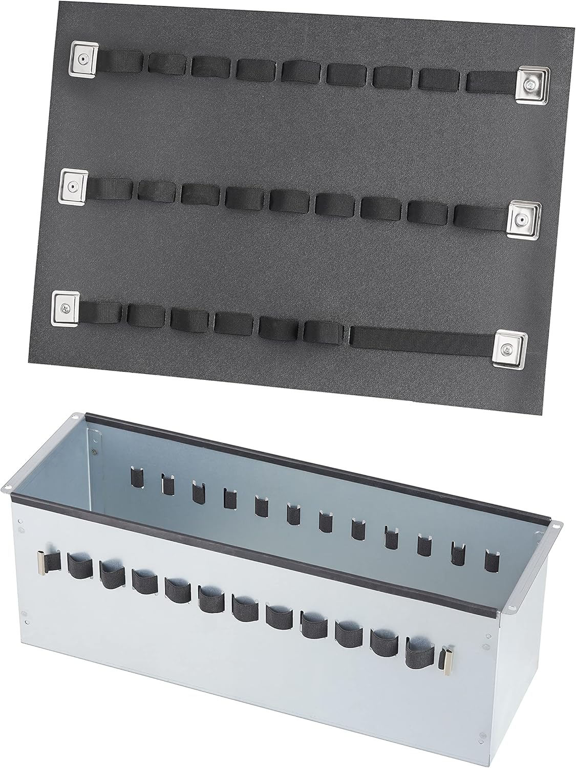 Max Cases MAX465H220ZPU gereedschapskoffer met verzinkte badkuip, zwart, 465 x 335 x 220 mm