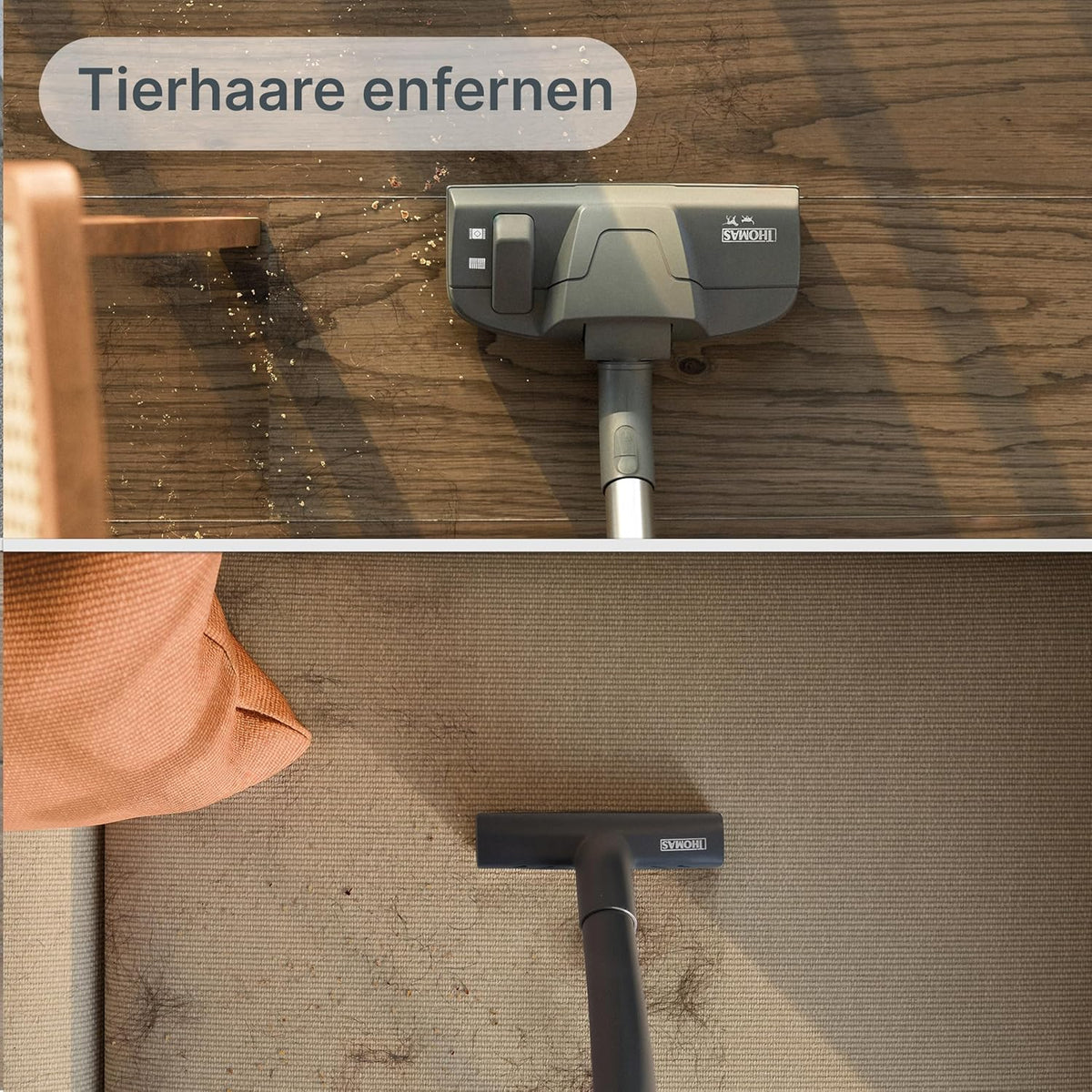 THOMAS Cycloon Hybrid Family & Pets, zakloze stofzuiger, cycloonstofzuiger, cycloonfiltering, waterfiltering, ideaal voor diereneigenaars, maximaal 1700 watt, Made in Germany