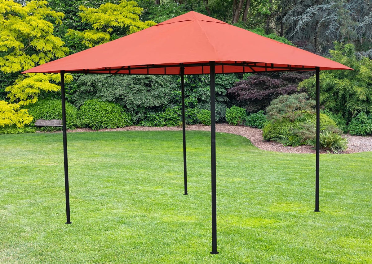 GRASEKAMP Qualität seit 1972 Antieke paviljoen Amalfi Flex 3 x 3 m terra tuinpaviljoen partytent