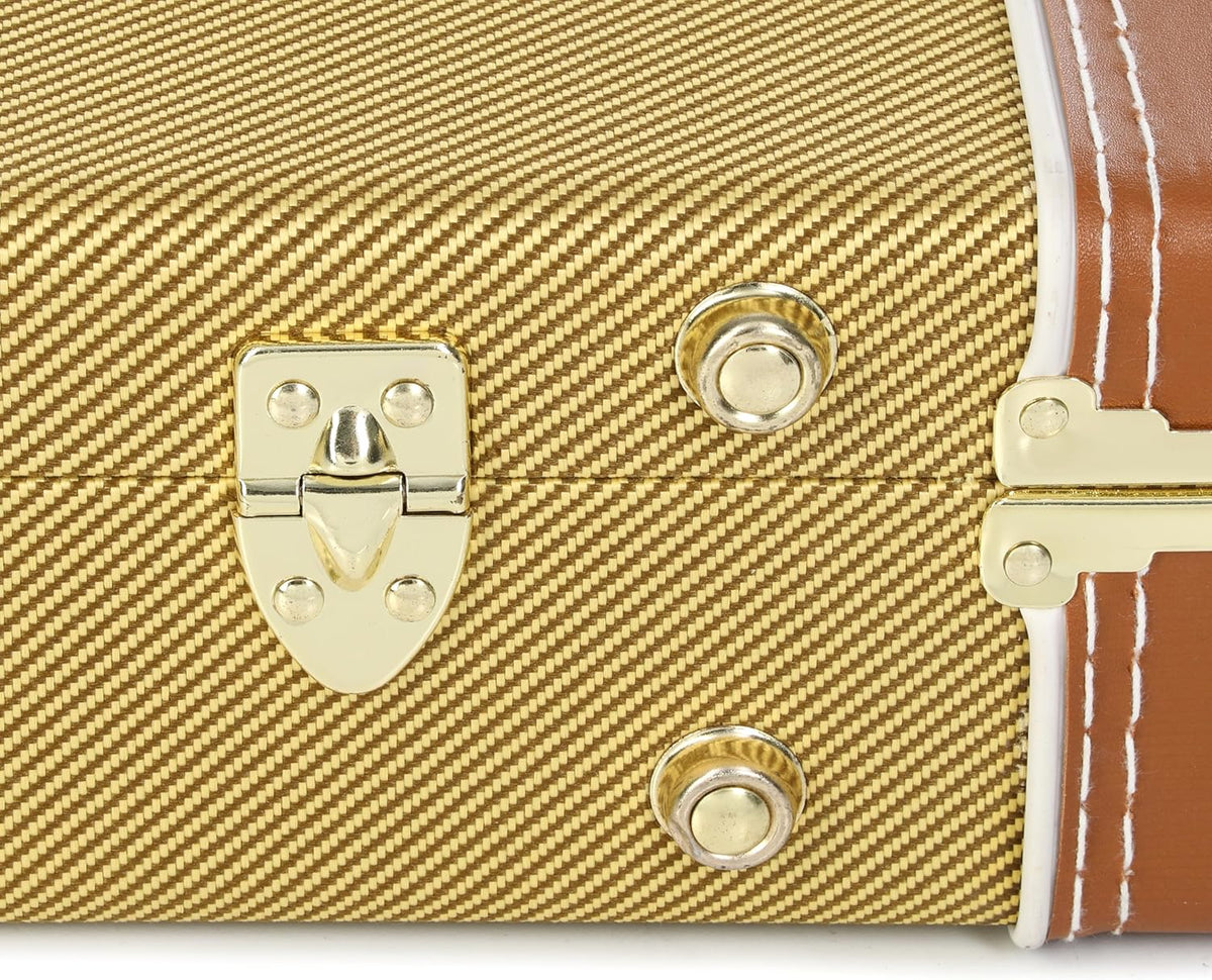 Gator Luxe Houten Koffer voor Elektrische Gitaren - Tweed