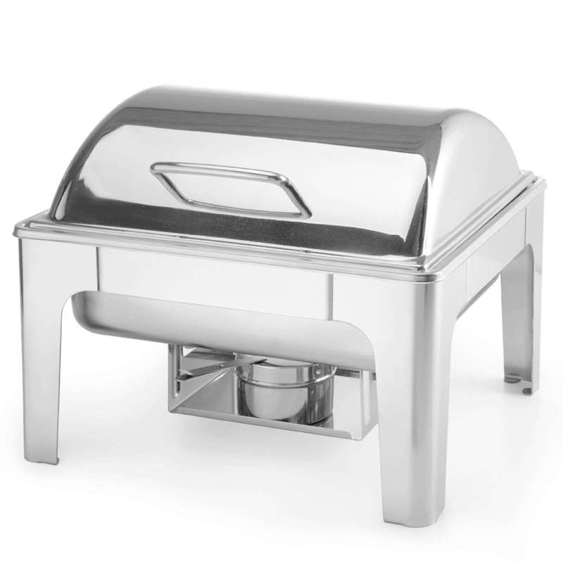 Bainmarie – Warmhouder – Buffetwarmer – Warmhoudplaat – Chafing Dish – RVS Gepolijst – GN 2/3 – 6 Liter Capaciteit – Zonder Elektriciteit