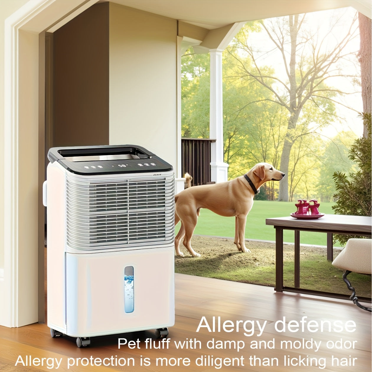 Luchtontvochtiger – Vochtvreter – Dehumidifier – Ontvochtiger – Vochtbestrijder – USB Oplaadbaar – 8,5 Liter per Dag – Wit