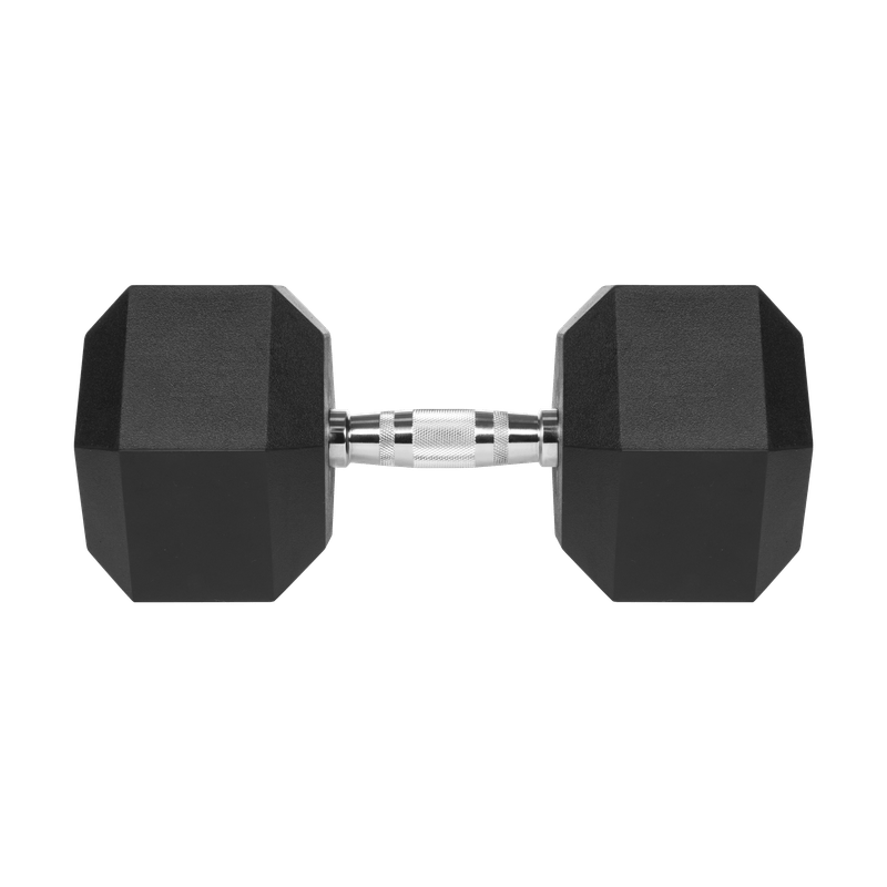 Dumbbell – Halter – Gewicht – Krachttraining – Fitness – Gietijzer Met Rubber Coating – Hexagonaal Antislipontwerp – 32,5 kg