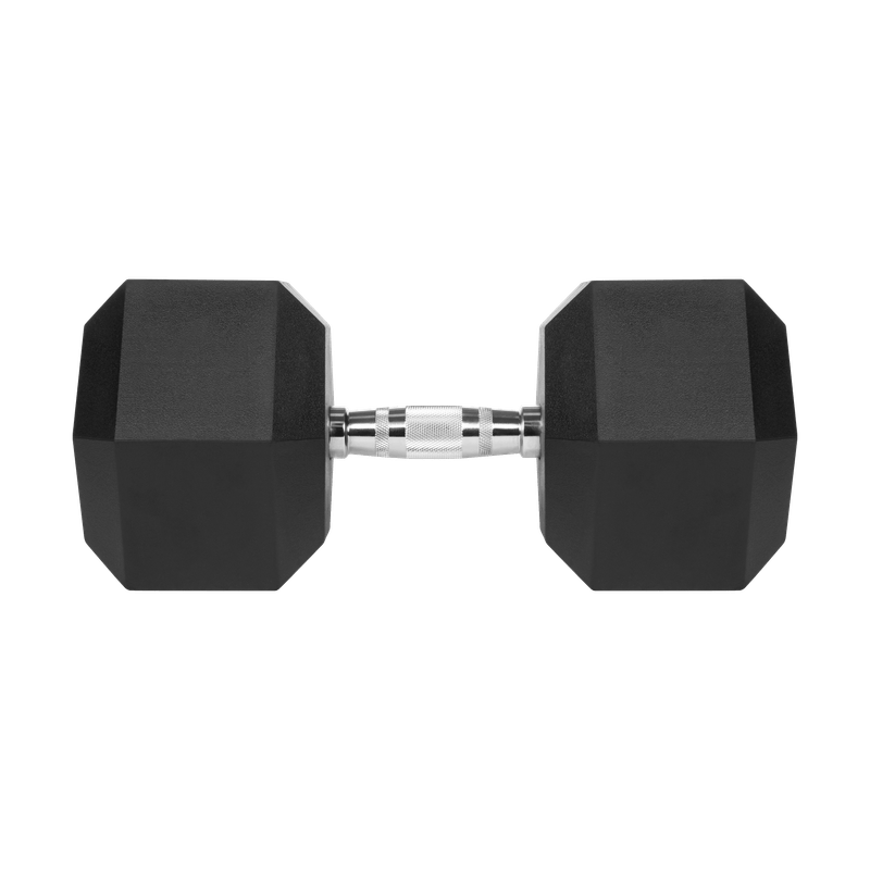 40 kg Dumbbell – Halter – Kettlebell – Gewicht – Fitnessgewicht – Gietijzer Met Rubberen Coating – Hexagonale Vorm – Antislip Grip