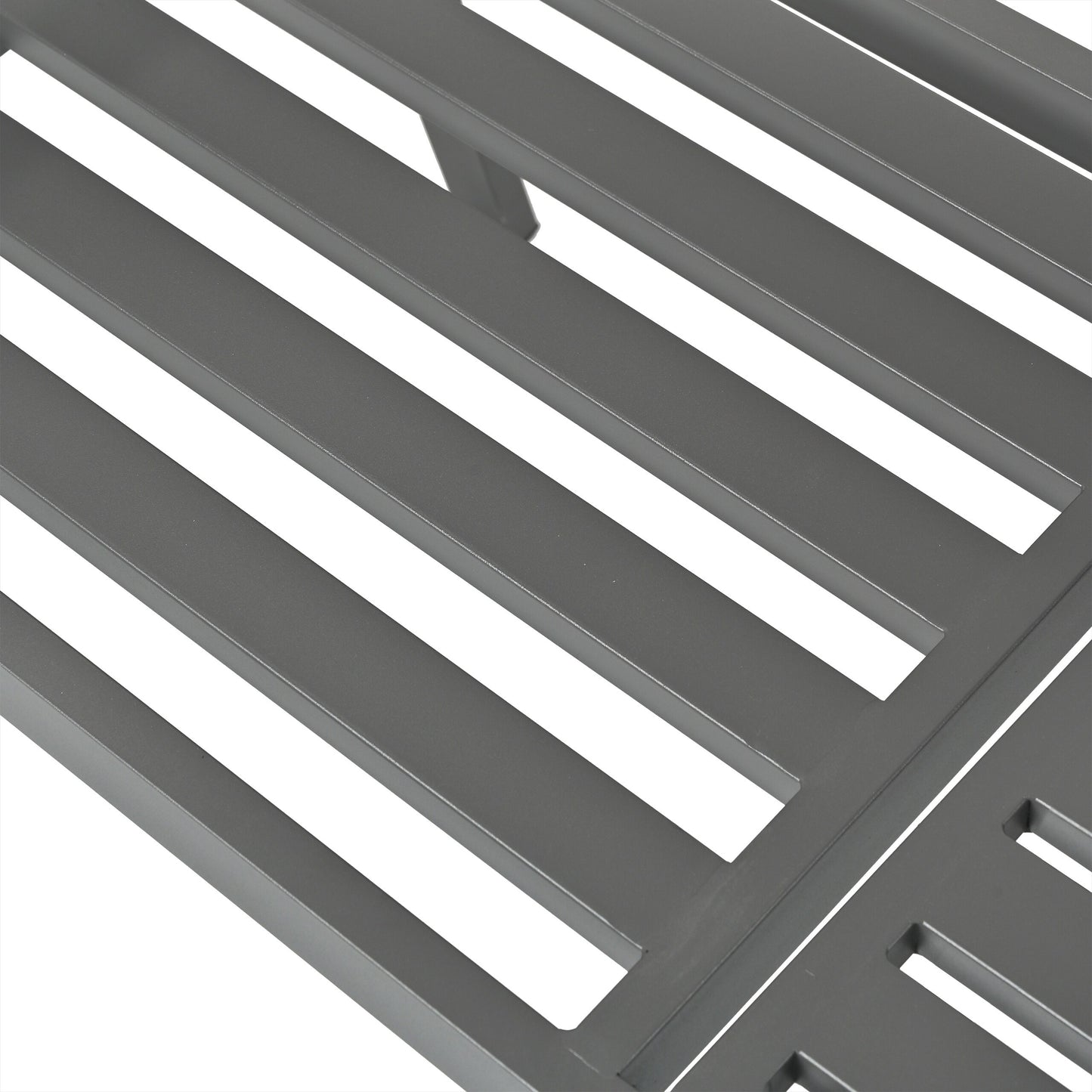 3-delige Tuinset – Bistroset – Balkonset – Terrasmeubilair – Buitenmeubelset – Aluminium – Compact & Weerbestendig – Verstelbare Stoelen