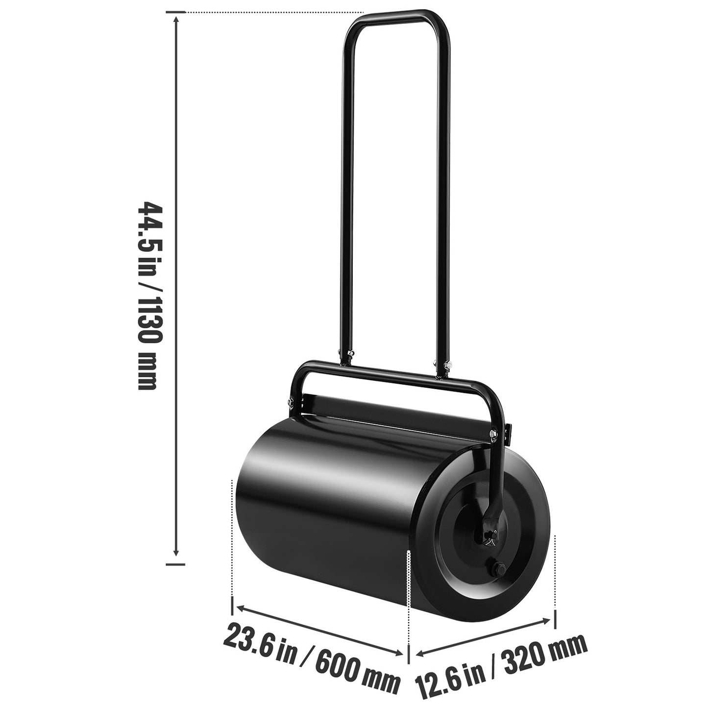 Grasmaaierroller – Gazonwals – Grasroller – Tuinwals – Bodemroller – 46 Liter Inhoud – Stalen Duurzaam Frame