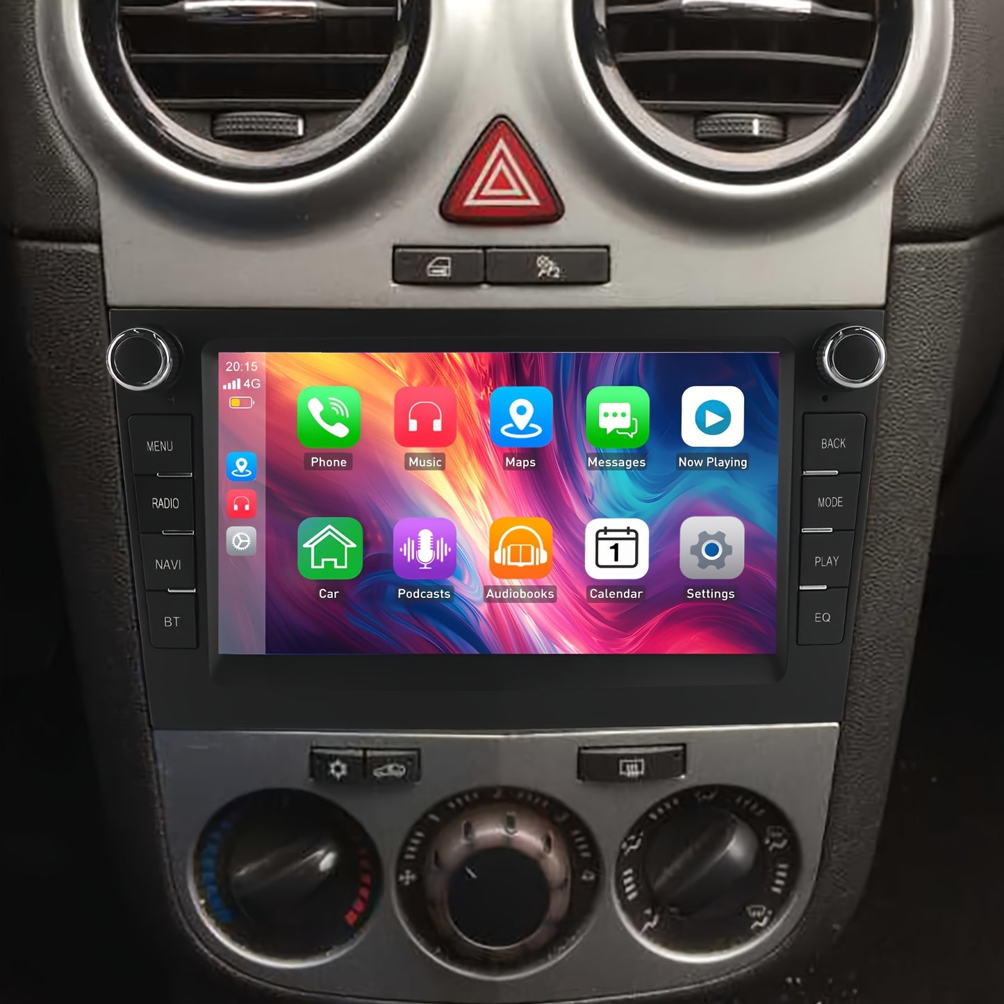 Android 14.0 Autoradio – Auto Stereo – Multimedia Speler – Navigatiesysteem – Touchscreen Radio – 7 Inch HD IPS Scherm – Draadloze CarPlay & Android Auto