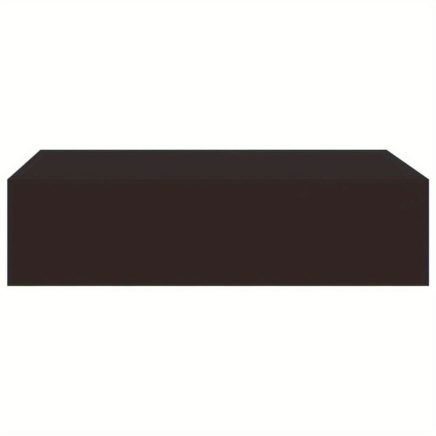 Wandplanken – Zwevende Plank – Muurplank – Opbergplank – Ladeplank – Zwart – Set van 2 – MDF – 40x23,5x10 cm – Met Lade – Ruimtebesparend