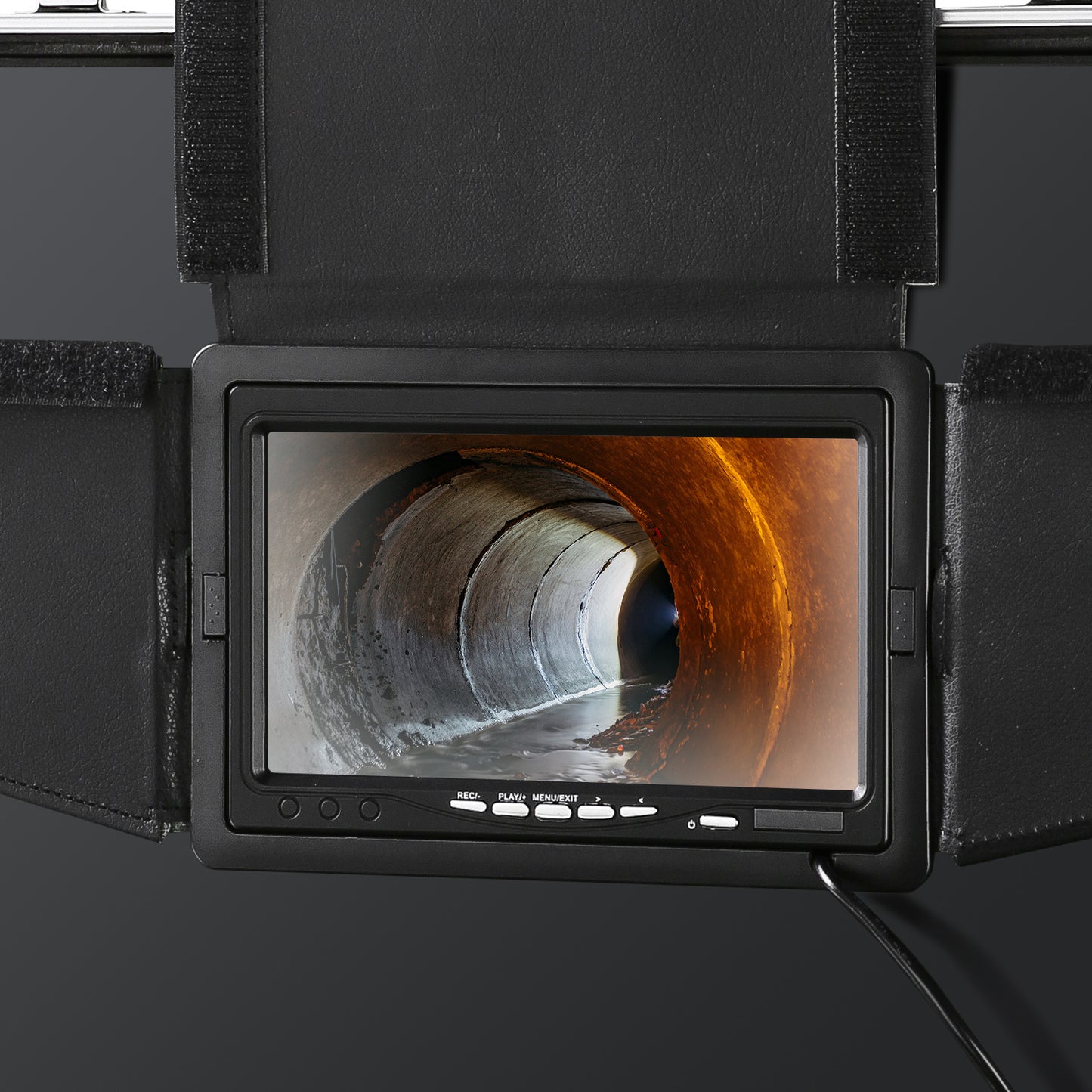 Rioleringcamera – Inspectiecamera – Endoscoop – Pijpcamera – Afvoerinspectie – 7 Inch Scherm – 12 LED’s verstelbaar – IP68 Waterdicht – 16 GB SD-kaart – 30 Meter Kabel