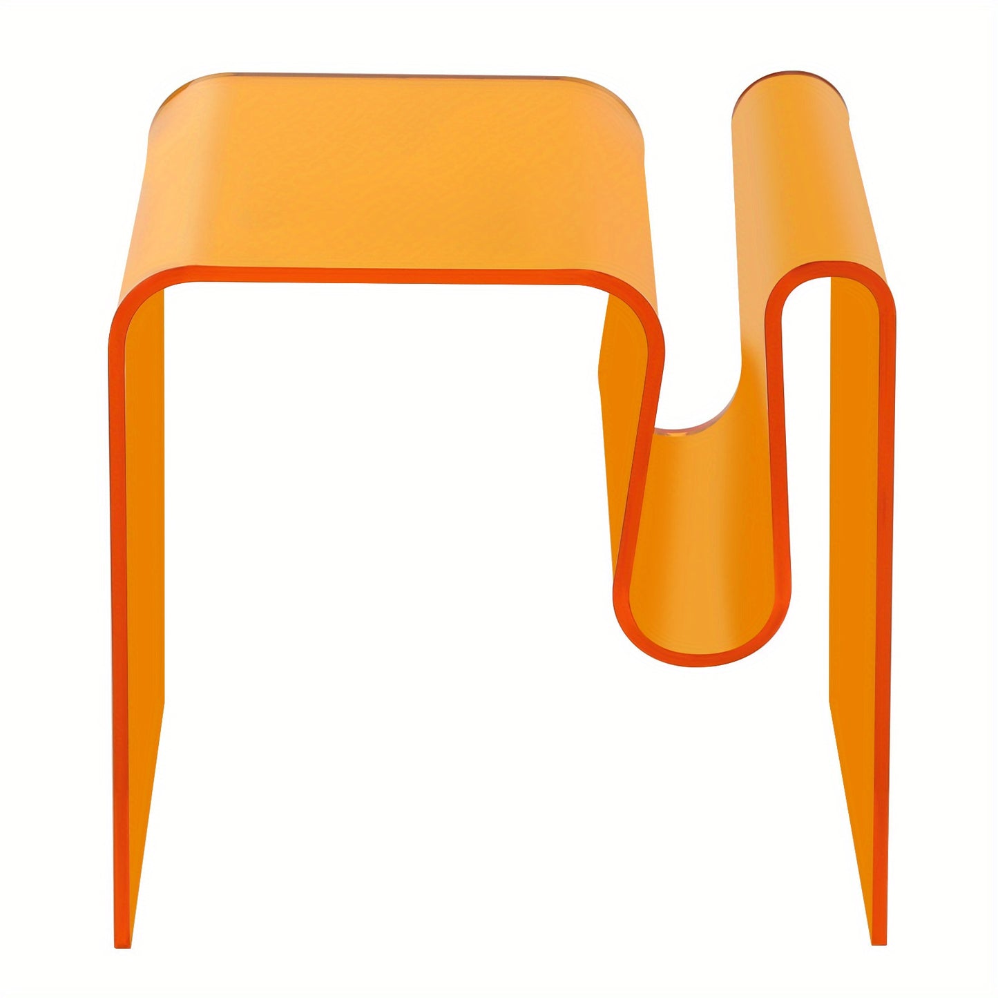 Bijzettafel – Side Table – Salontafel – Nachtkastje – Banktafel – M-Vorm – Acryl – Ruimtebesparend Design – Krasbestendig & Gemakkelijk Schoon Te Maken