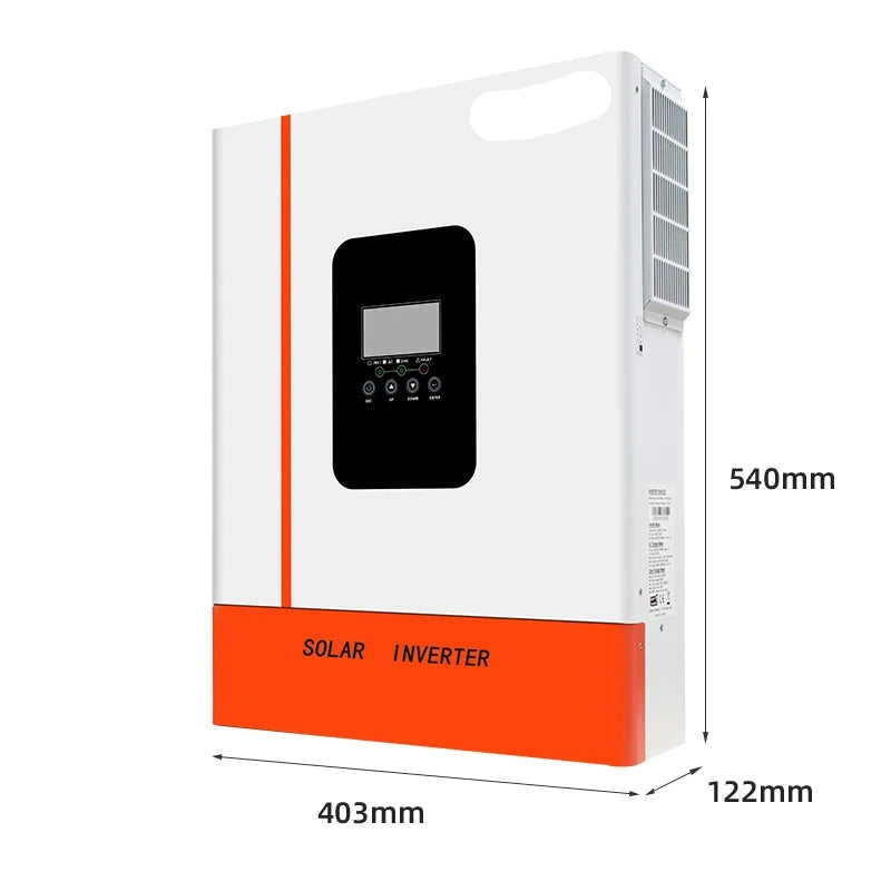 Omvormer – Zonne-Omvormer – Solar Inverter – Energie-Converter – 11 kW Vermogen – MPPT 160A – Lithium Batterij Ondersteuning