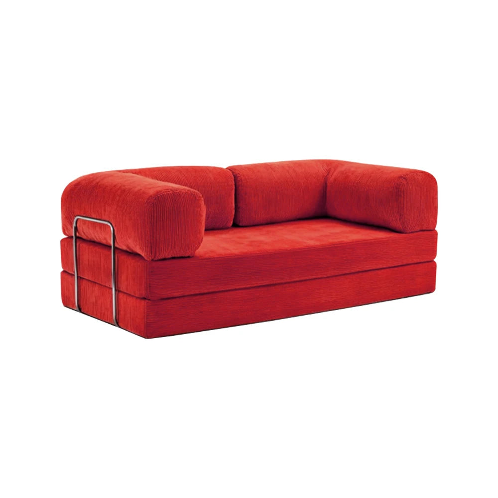 Bankstel – Hoekbank – L-vormige Bank – Slaapbank – Zitsalon – Retro Corduroy Stof – 200 cm Lengte – Comfortabele Schuimvulling
