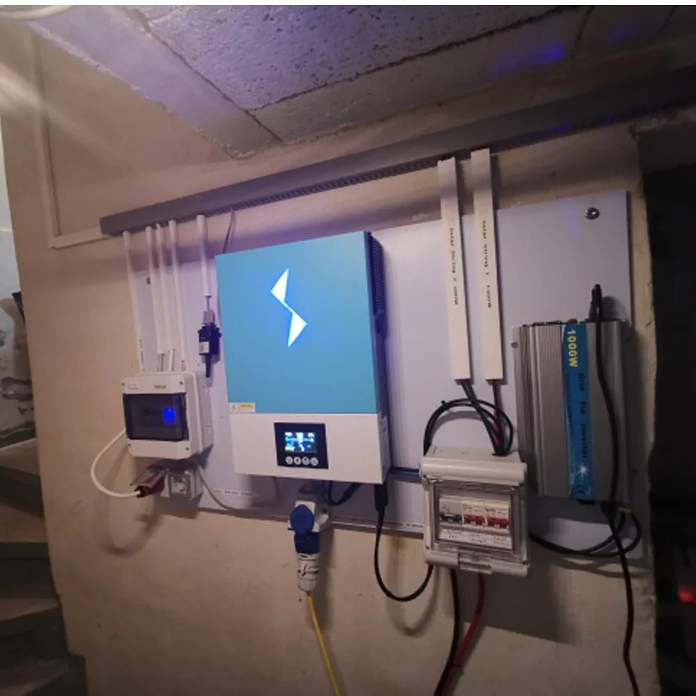 Zonne-omvormer – Hybride Omvormer – Off-Grid Omvormer – MPPT Laadregelaar – 24V Systeem – 3.0 kW Vermogen – 120A Laadcontroller