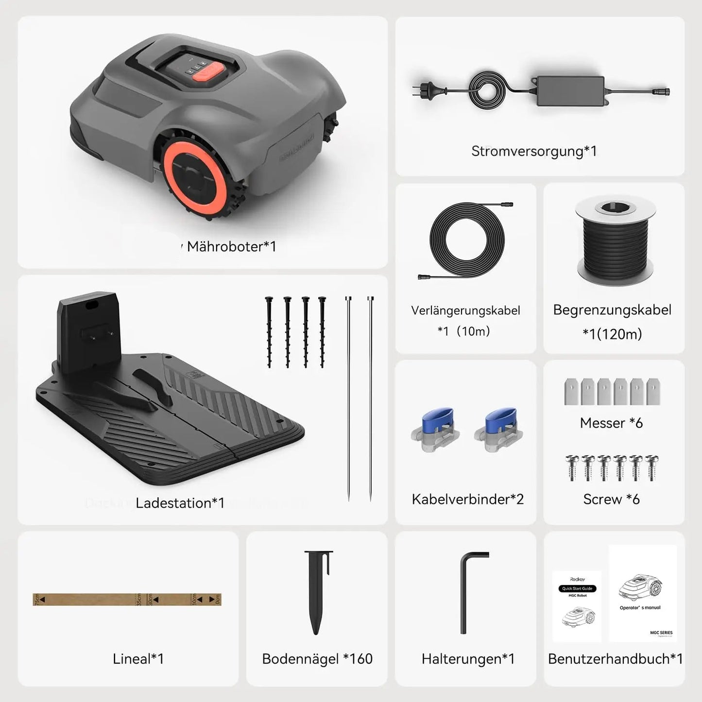 Robotmaaier – Grasmaaier – Automatische Maaier – Tuinrobot – App Bediening – Maaihoogte Instelbaar – Geschikt Voor 1000 m²