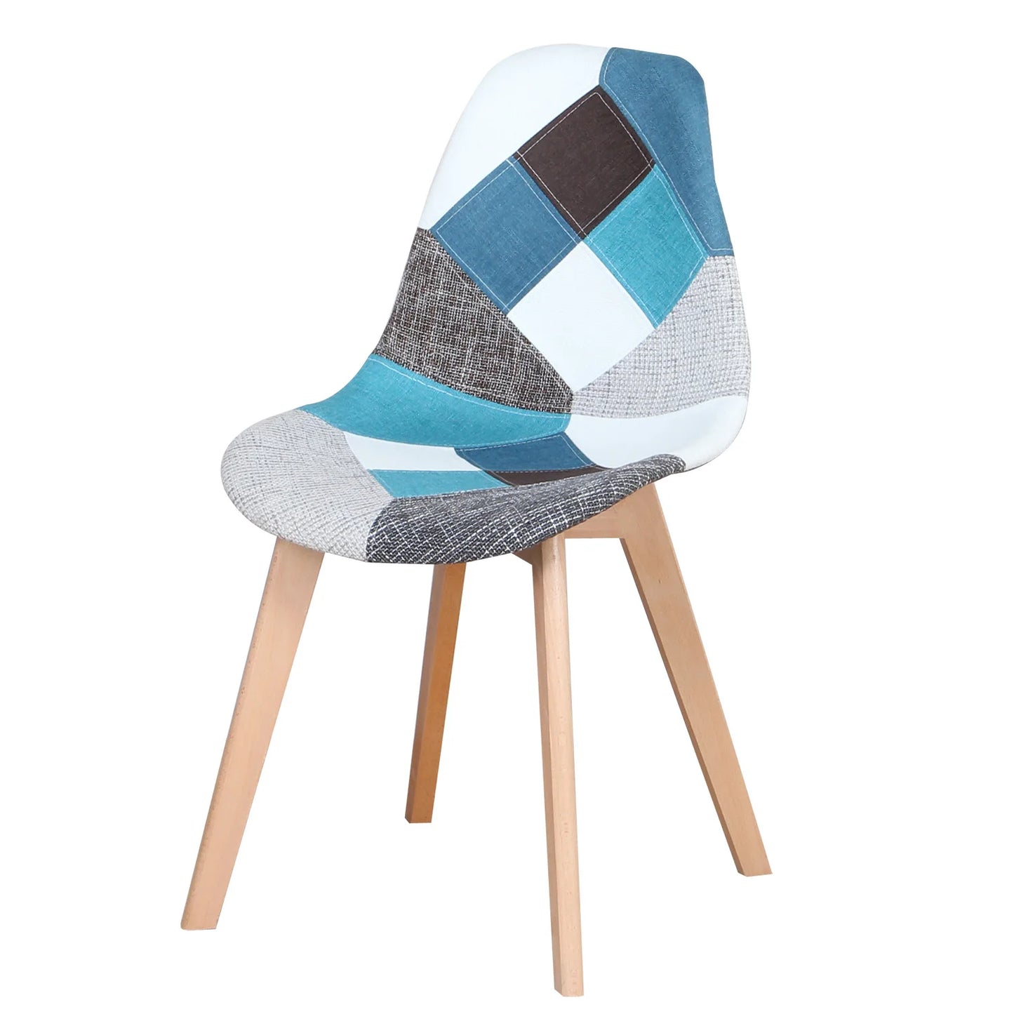 Eetkamerstoelen – Stoelen – Patchwork Stoelen – Design Stoelen – Massief Beukenhout – Comfortabele Zitting