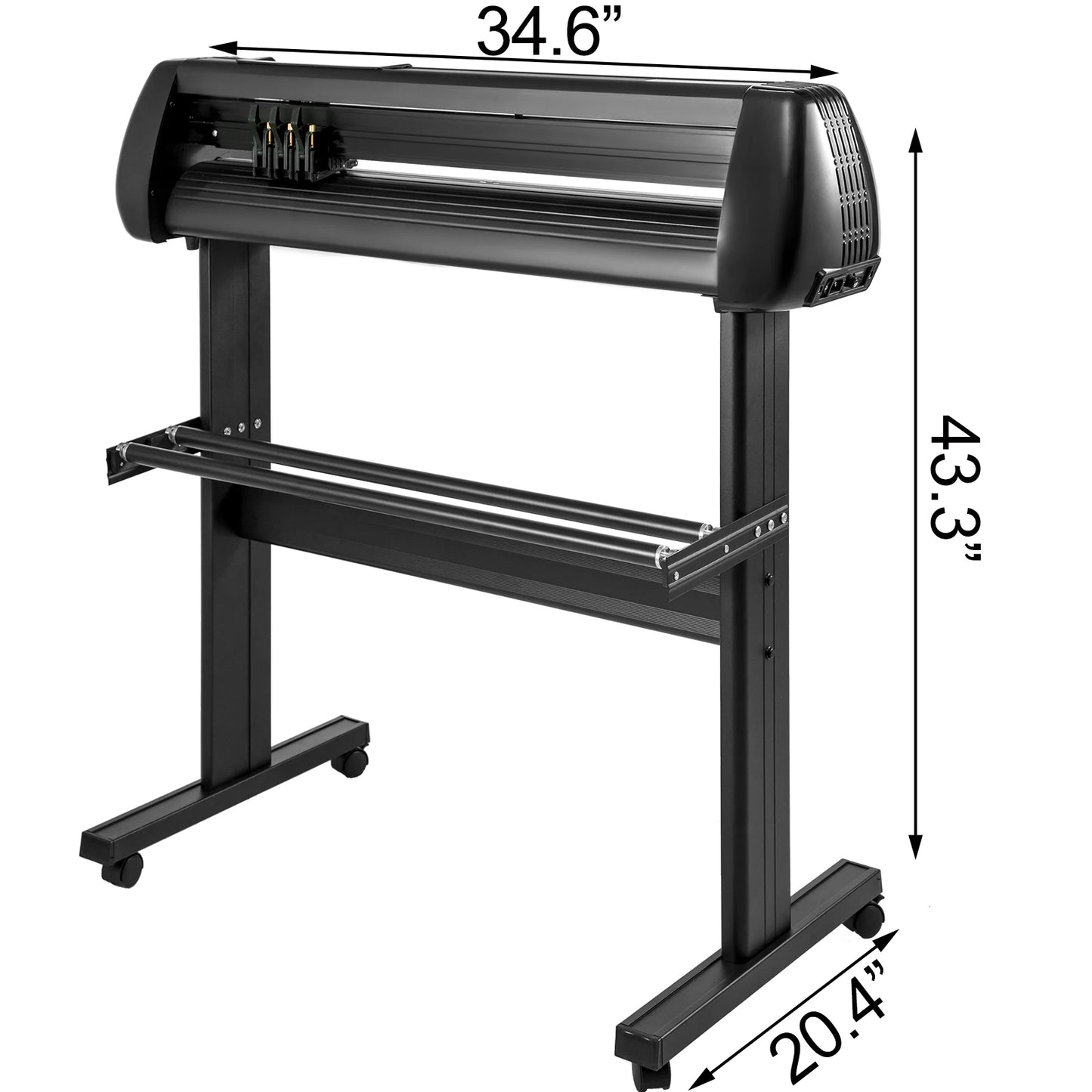 Snijmachines - Vinyl Cutter Plotter - Graveermachine- met Onderstel - 28Inch - Instelbare Snelheid & Druk - Snijplotter Machine - Vinylsnijder - Inclusief Software - voor Sign-Making