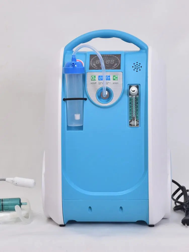 Draagbare Zuurstofconcentrator – Mobiele Zuurstofmachine – Zuurstofgenerator – Ademhalingstoestel – O2 Concentrator – Instelbare 1-5L/min Zuurstofstroom – Stil, Lichtgewicht 5,4 kg - QUORE