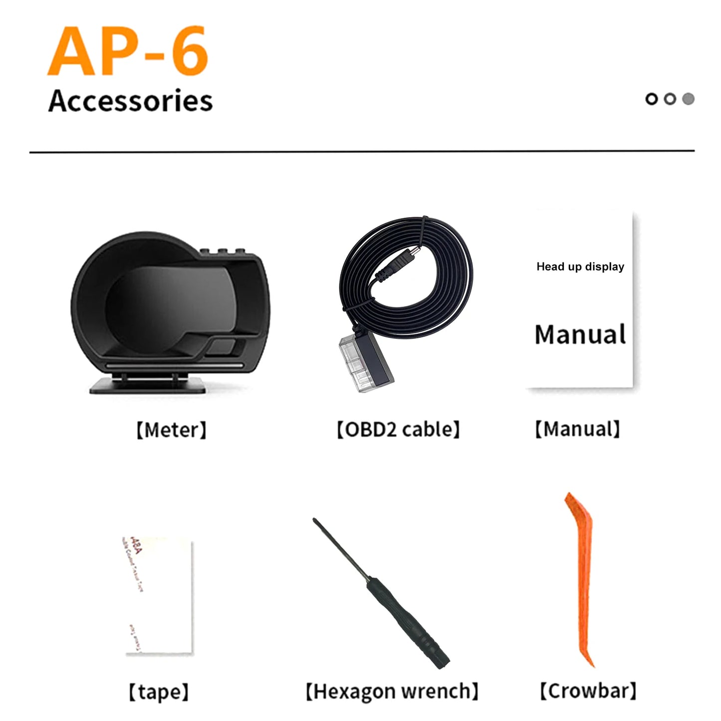 Head Up Display - OBD2 - GPS - Snelheidsmeter Turbo - RPM Alarm Auto Vrachtwagen. - QUORE