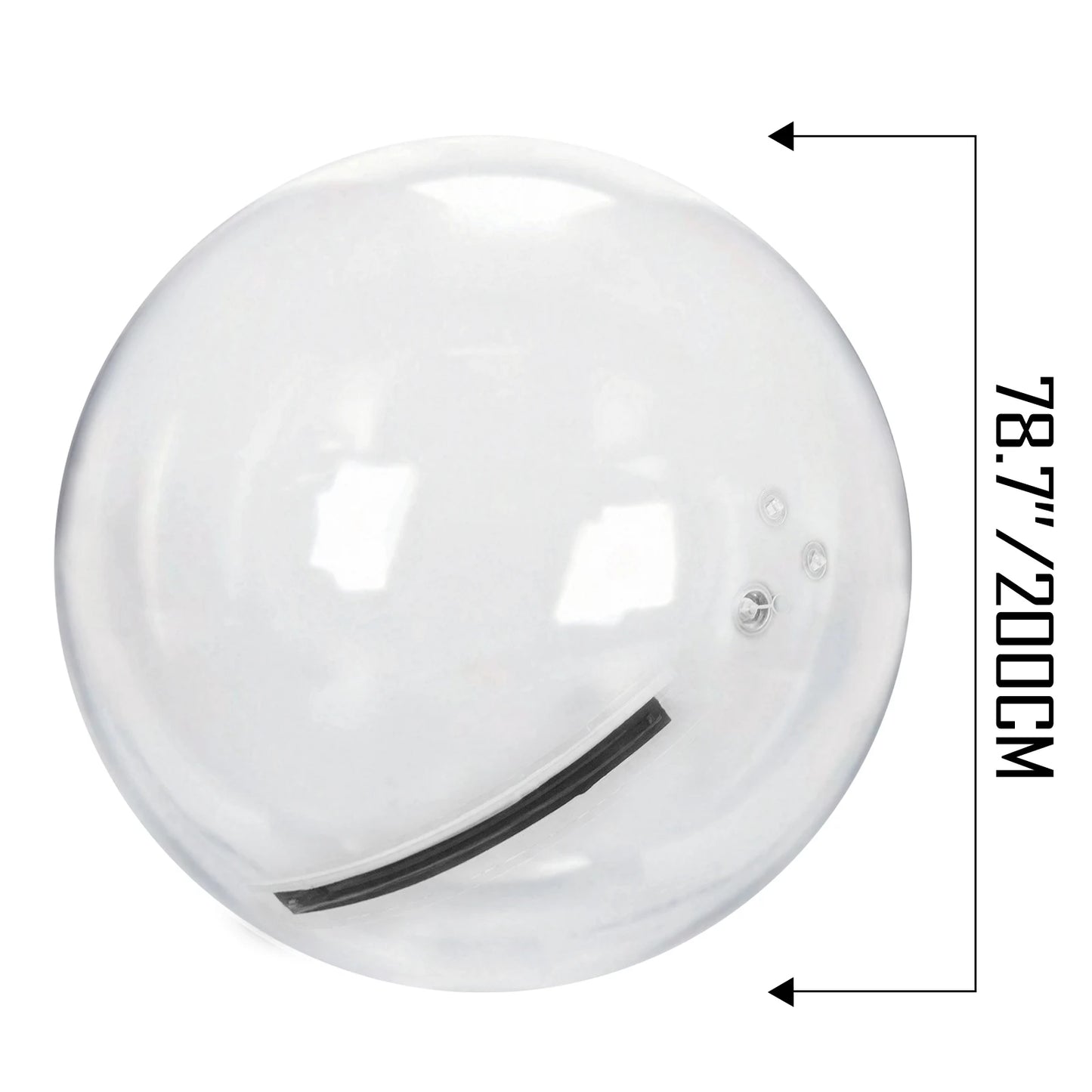 Water Lopen Bal - Water Walking Ball - Bal voor op het Water - Opblaasbaar - 2 meter - Waterdicht - Zwembad - Transparante PVC Zorb Bal met Luchtpomp voor Strand of Pretpark