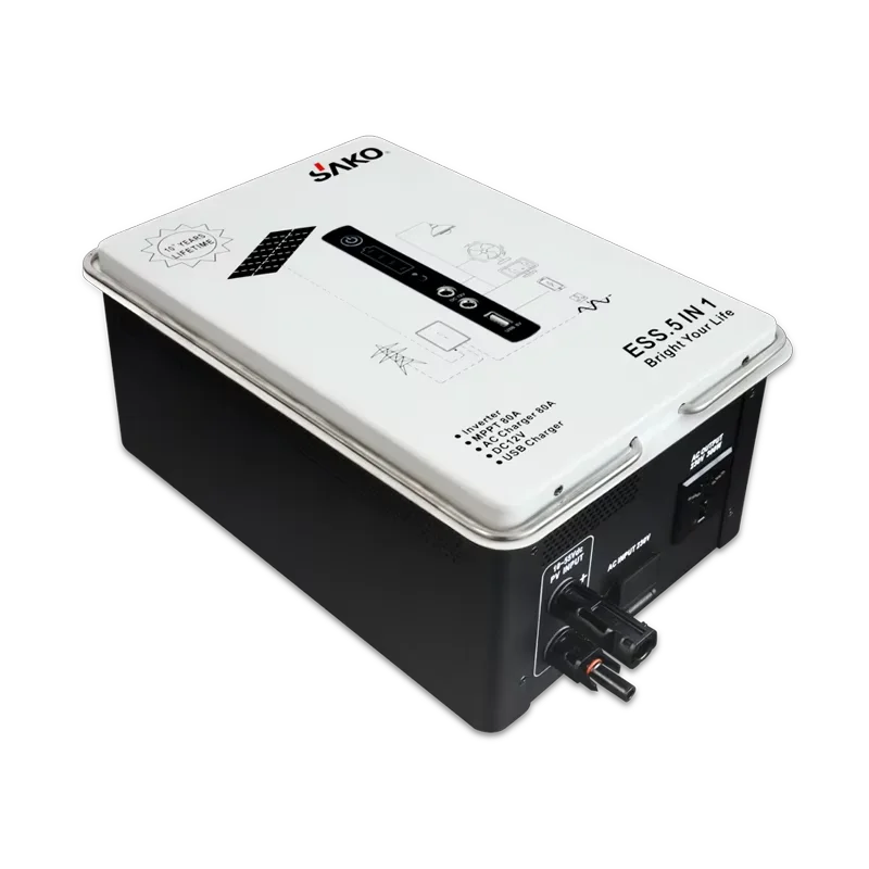Off-Grid Zonne-Energiesysteem – Compact – Draagbaar – Solar Power – Noodstroom – 500W Zuivere Sinusgolf – 1 kWh LiFePO4 Batterij
